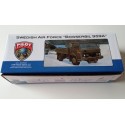 Volvo 959A. Sw Air Force tow truck for Viggen Draken etc. High tech resin kit incl PE parts & Cartograf decal Bouwmodell