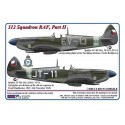 312 th Squadron RAF, Part II / 2 decal version: Supermarine Spitfire LF Mk.IXe, TE523,EV-13+SL625,JT-11, DuoJ