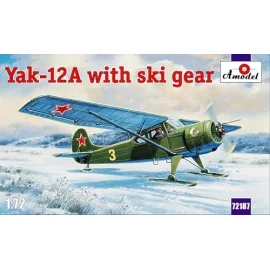 Yakovlev Yak-12A with ski gear