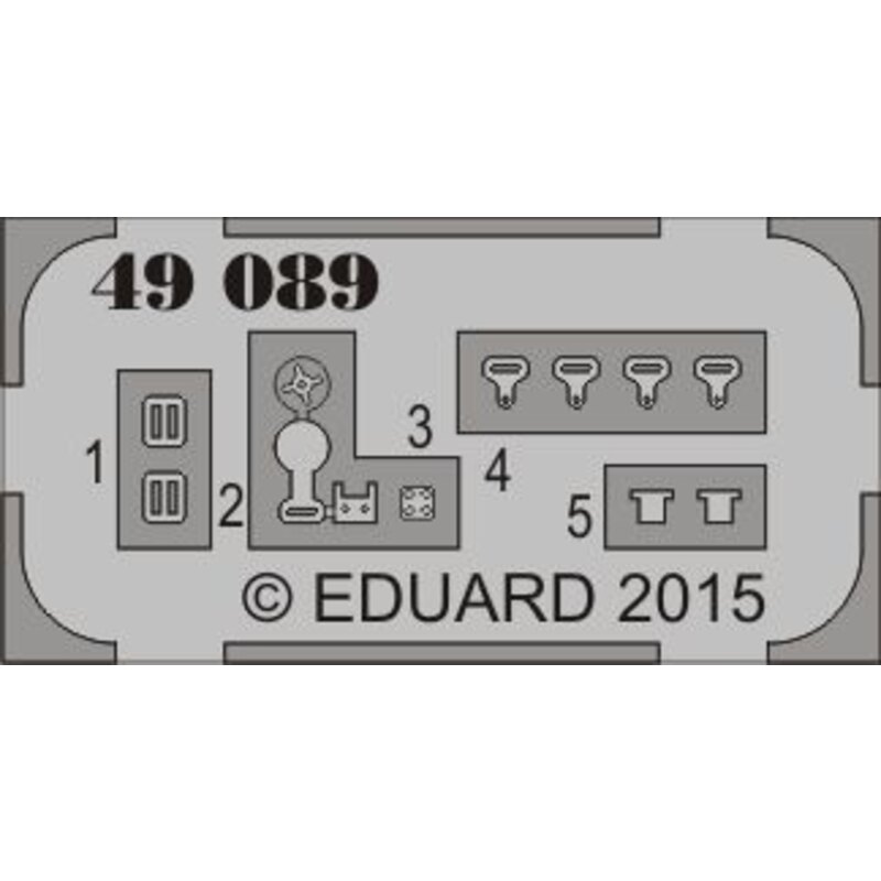 Dassault Mirage IIIC seatbelts FABRIC (designed to be used with Eduard kits)