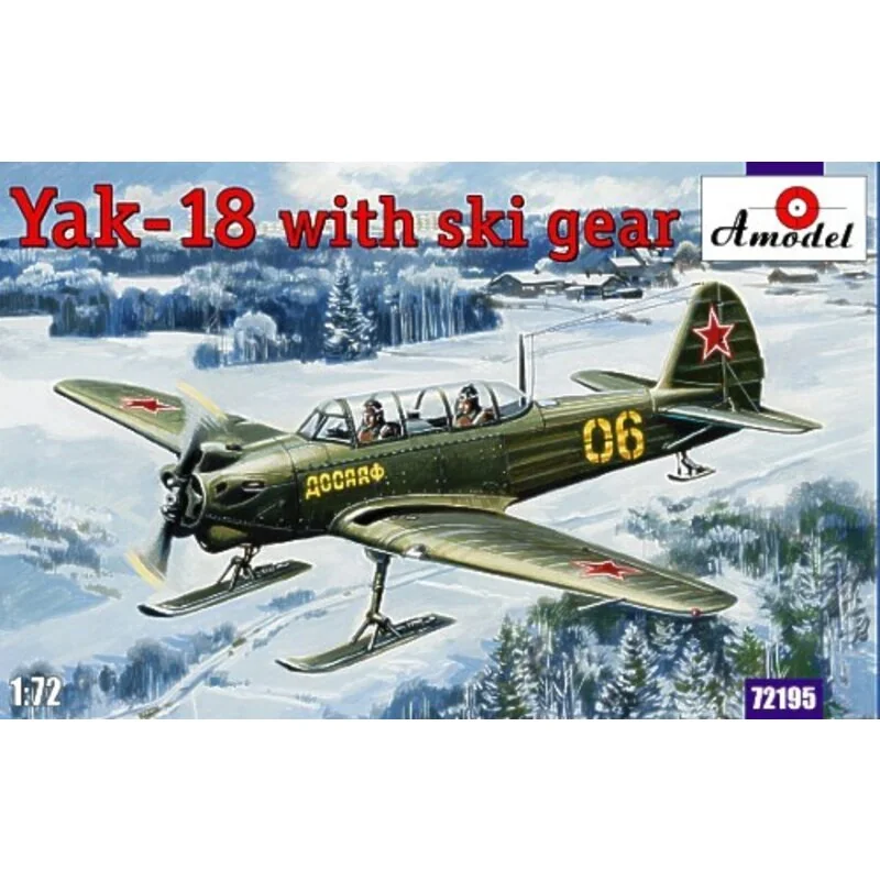 Yakovlev Yak-18 on ski′s