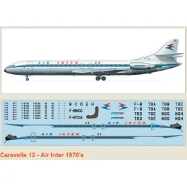 Caravelle 12 Air Inter 70s