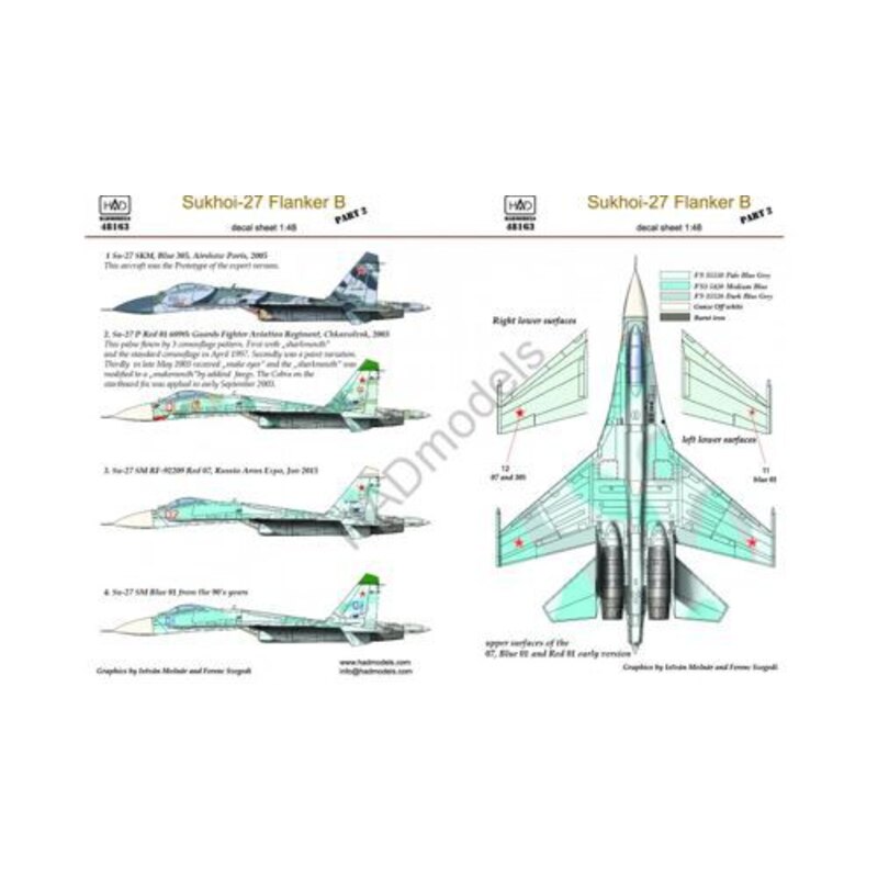 Sukhoi Su-27 ( Russian red 01 - 07 - blue 01 - 305)