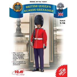 British Queen's Guards Grenadier (100% new moulds) Figuren
