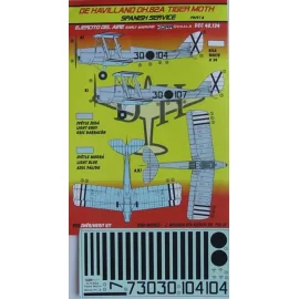 de Havilland DH.82A Tiger Moth (Spanish Service) (designed to be used with SMER kits) part II