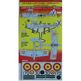 de Havilland DH.82A Tiger Moth (Spanish Service) (designed to be used with SMER kits) part III.