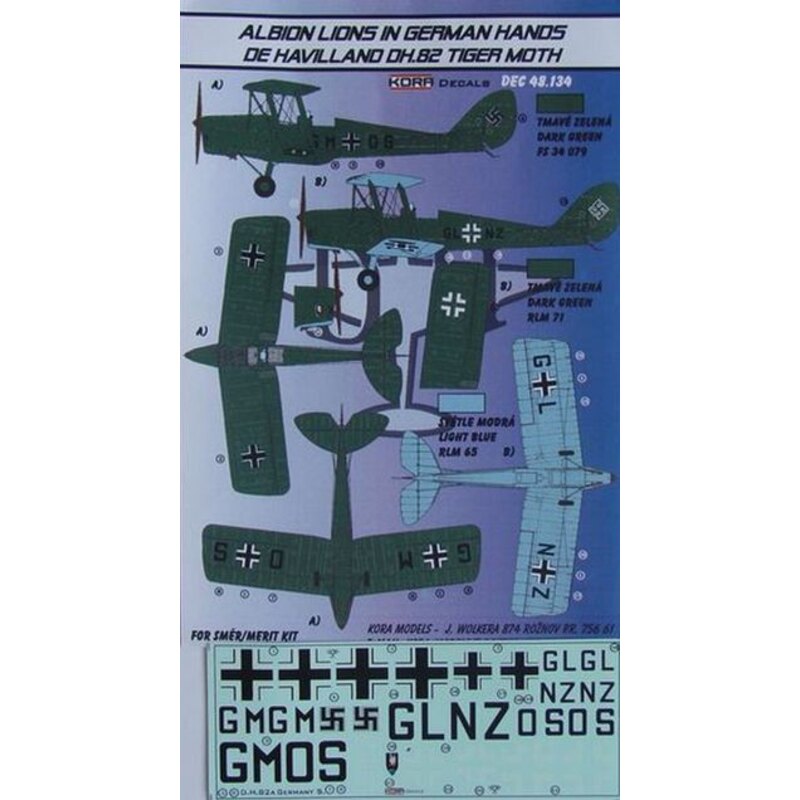 de Havilland DH.82 Tiger Moth (in German hands) (designed to be used with SMER kits)