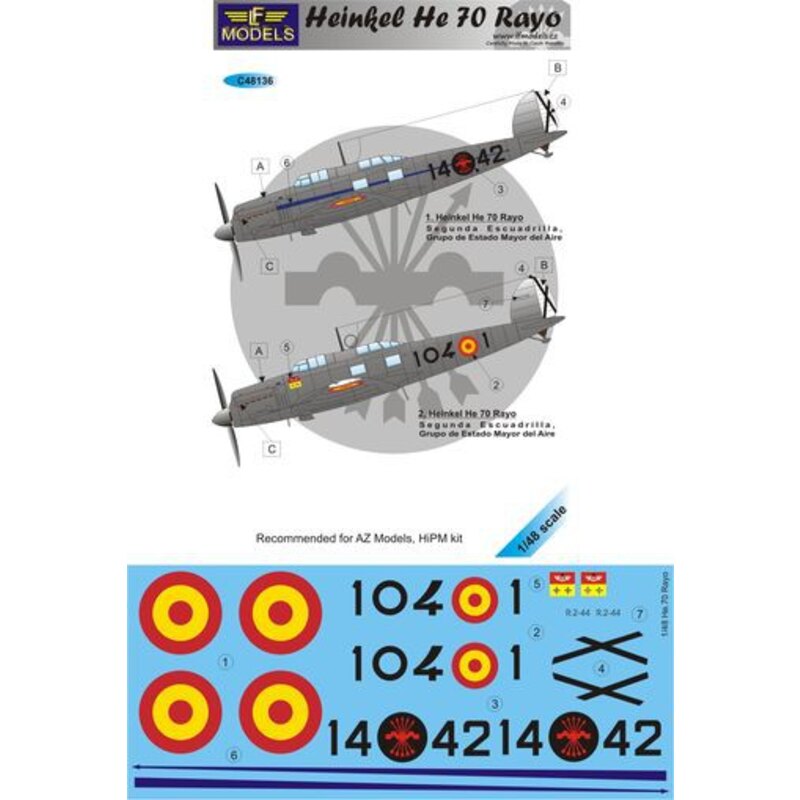 Heinkel He 70 Rayo (AZ/HiPM)