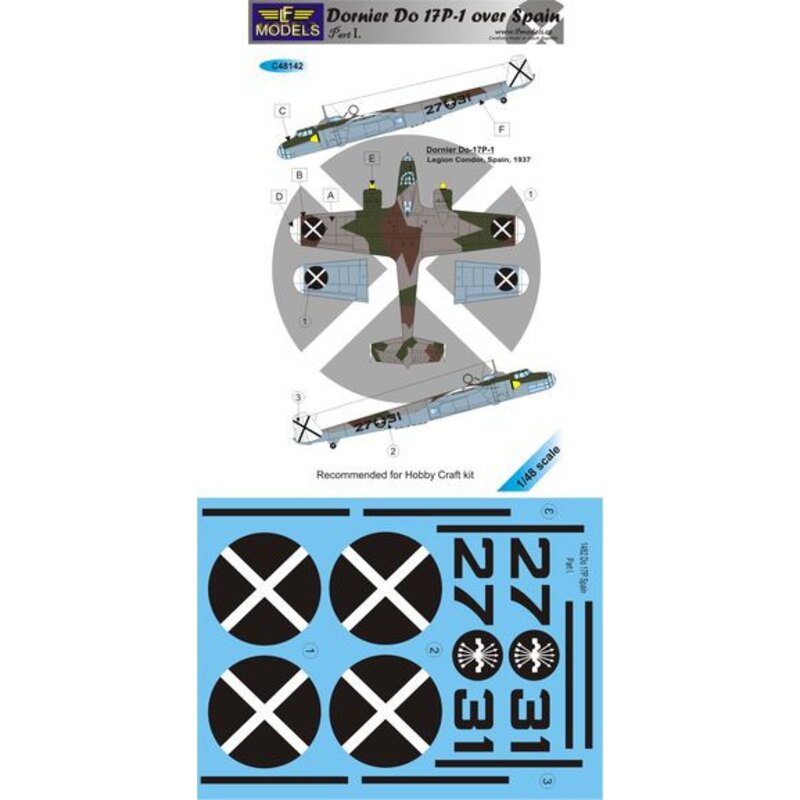 Dornier Do 17P-1 over Spain (HOBBYC) Part