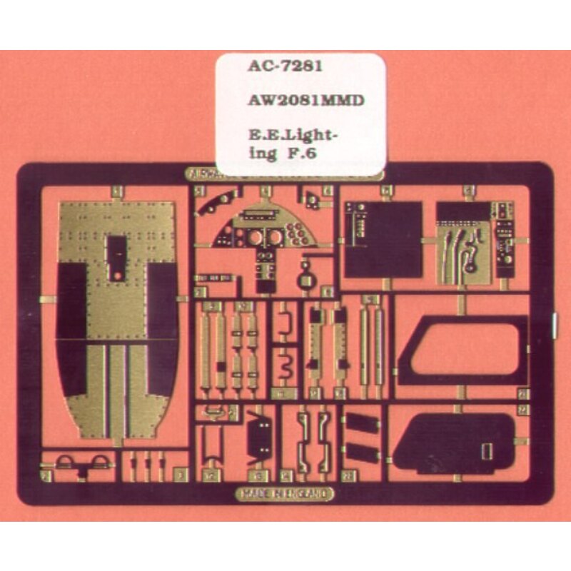 Re-released! BAC/EE Lightning F.6 (designed to be assembled with model kits from FROG Hasegawa and Revell)