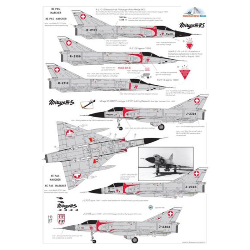 Dassault Mirage IIIS & IIIRS early [Dassault Mirage IIIE]