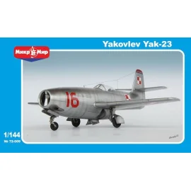 Yakovlev Yak-23 Soviet fighter The kit consists of two models a single seat version and a double seater.