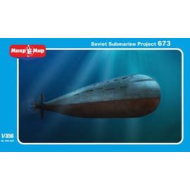 Soviet Submarine Project 673 Bouwmodell