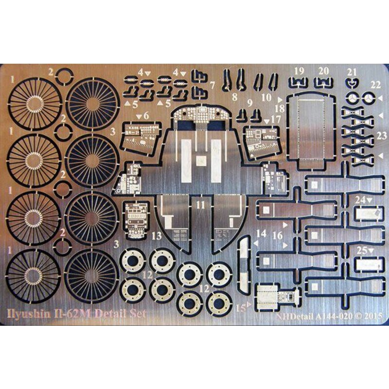 Ilyushin Il-62M Detail set (designed to be used with ICM ICM14405 kits)