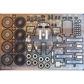 Ilyushin Il-62M Detail set (designed to be used with ICM ICM14405 kits)