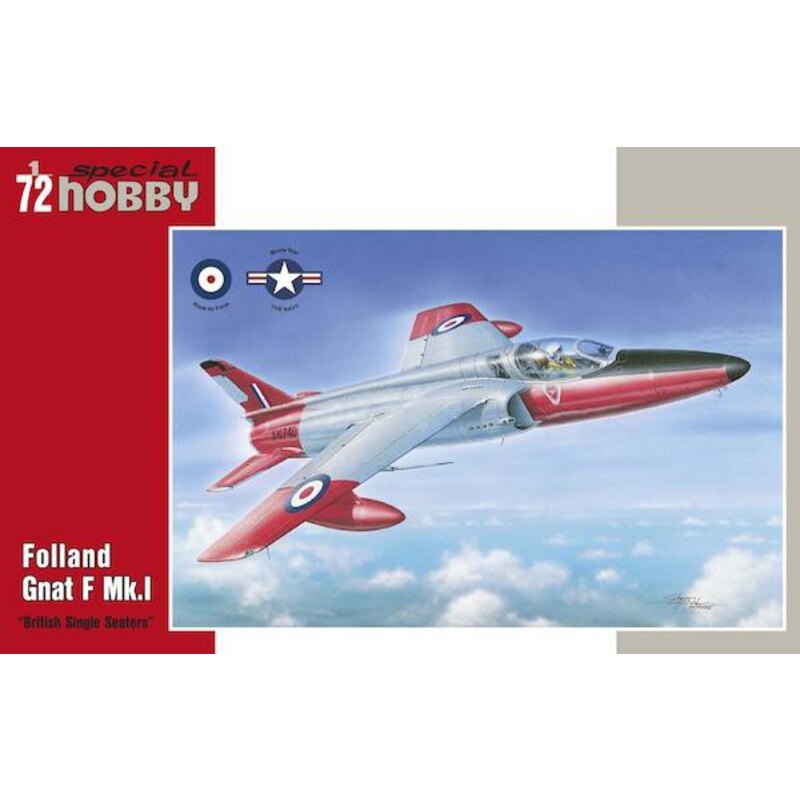 Folland Gnat F Mk. I British Single Seaters. The British Folland Gnat light jet fighter was evaluated also by the RAF, but only 