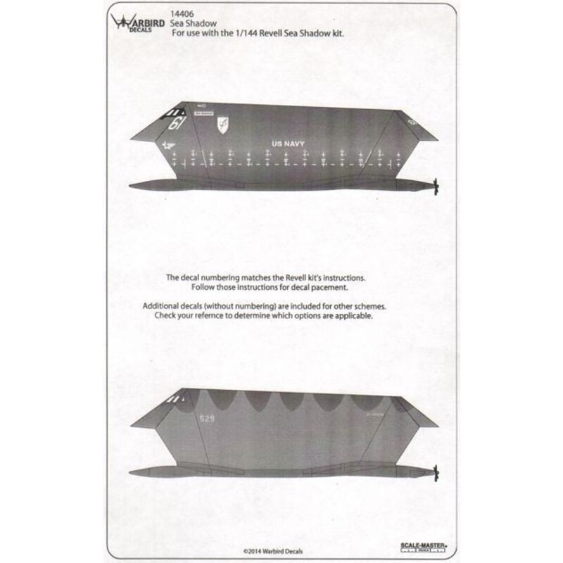 Lockheed Sea Shadow Stealth Boat (designed to be used with Revell kits)