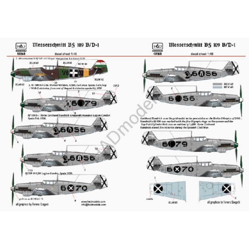 Messerschmitt Bf 109B / D