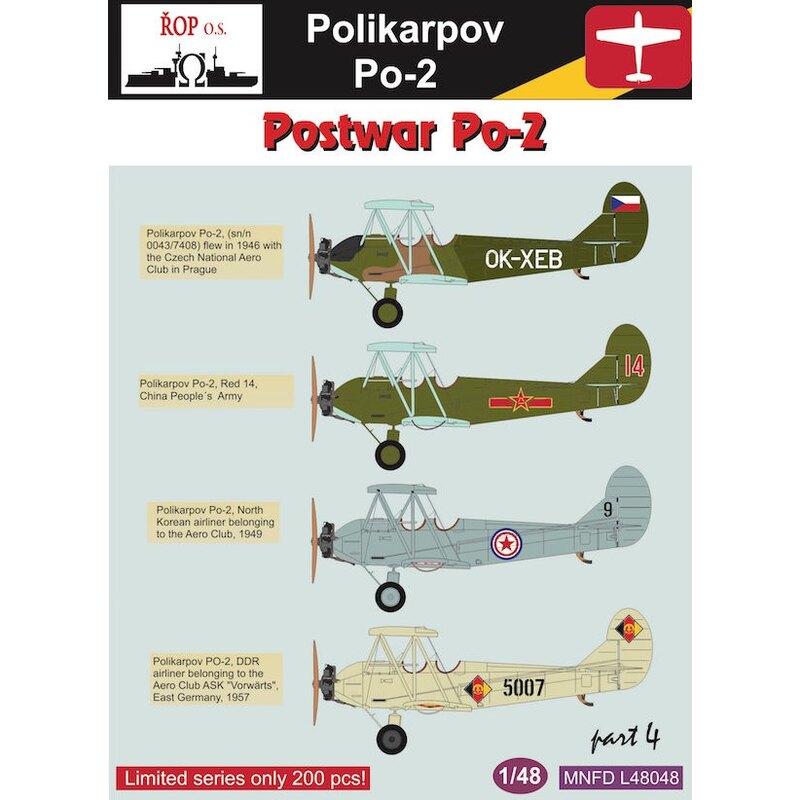 Polikarpov PO-2 / U-2 - Naoorlogse PO-2 Deel 4