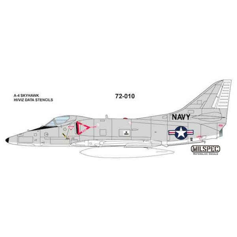 A-4 Skyhawk HI / VIZ DATA STENCILS