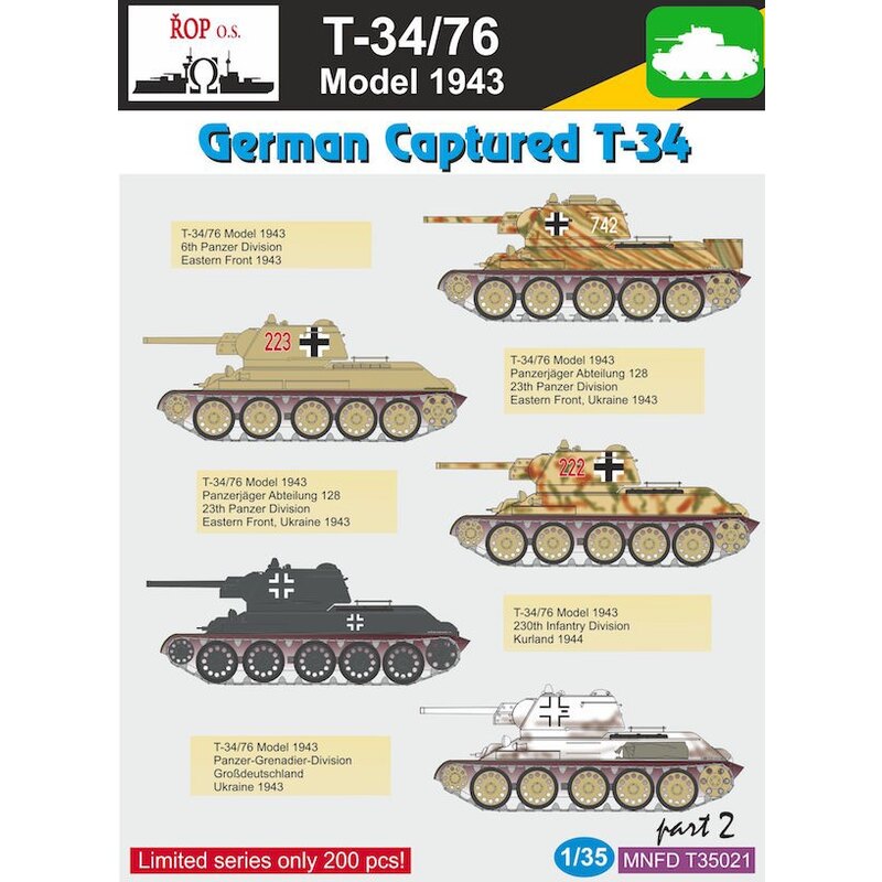 Russische T-34/76 Model 1943 - Duits Gevangen T-34 Part 2