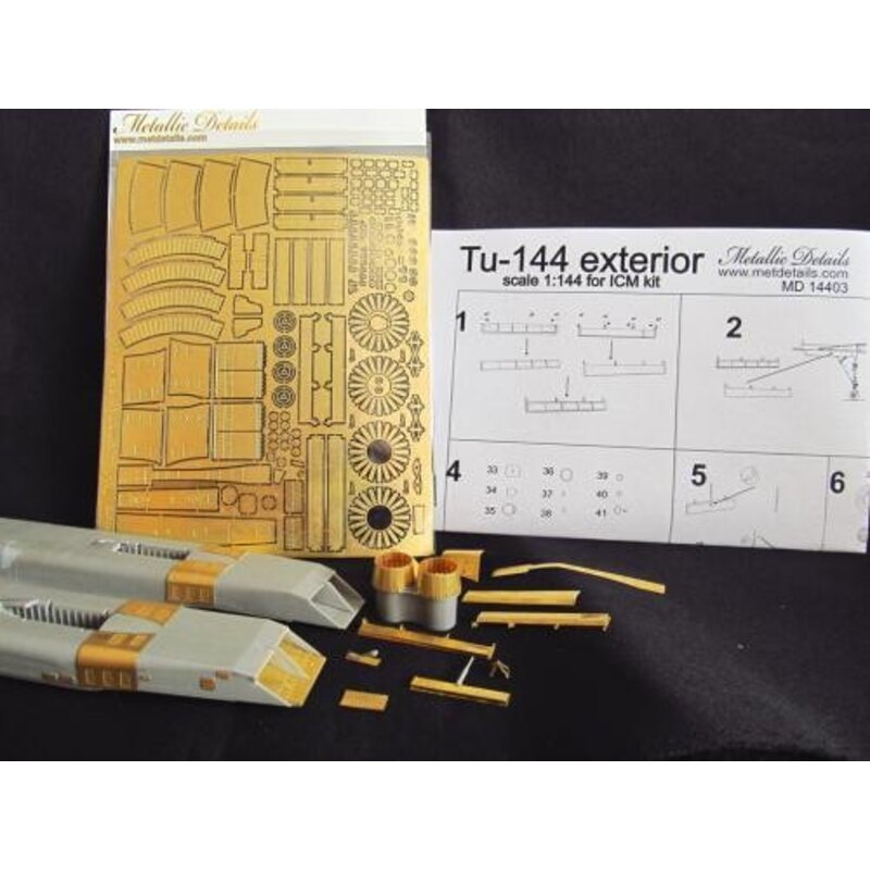 Tupolov Tu-144 (ontworpen om te worden gebruikt in combinatie met ICM kits)