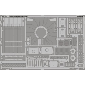 Noord-Amerikaanse T-28B Trojan buitenkant (ontworpen voor gebruik met Kitty Hawk Model kits)