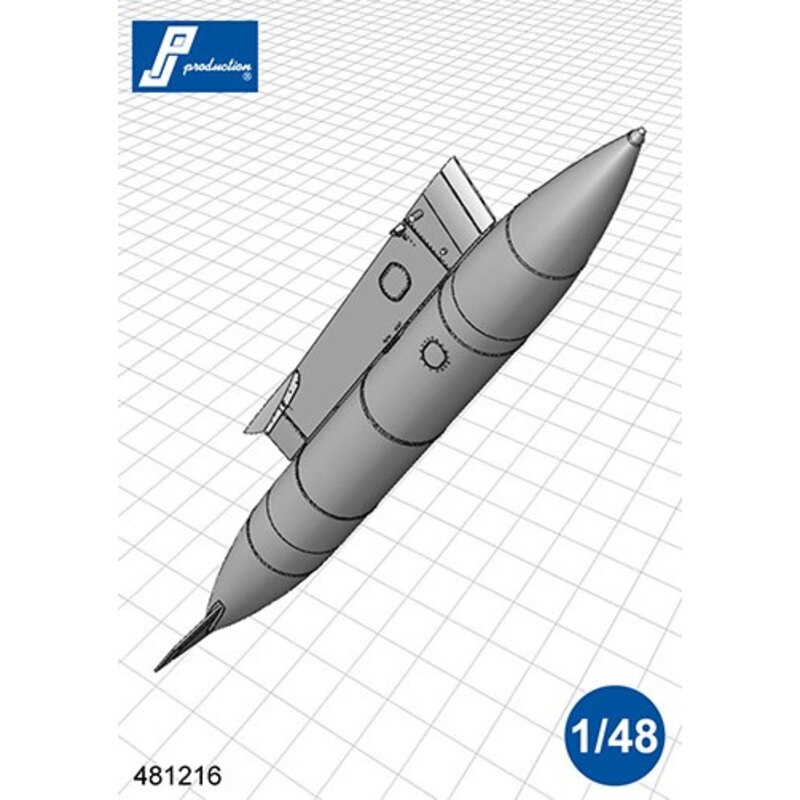 RP 825 brandstoftank met pylon. Set 1 tank met pyloon is ontworpen voor gebruik met Mirages S / RS - CJ - CZ / EZ - Cheetah