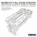 Russische V-84 motor (voor MMT-014 Russische T-90A & MMT-028 Russische T-72B3) (ontworpen voor gebruik met Meng-Model kits)