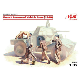 French Armoured Vehicle Crew (1940) (4 cijfers) (WOII) (100% nieuwe houdt) Figuren