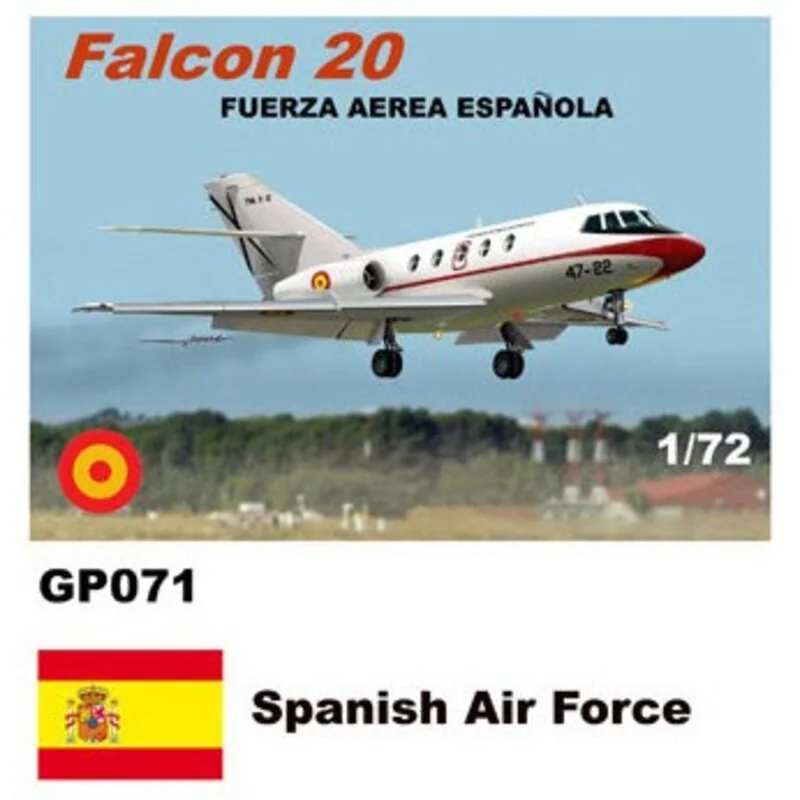 Dassault-Mystere Falcon 20 muurstickers Spaanse luchtmacht