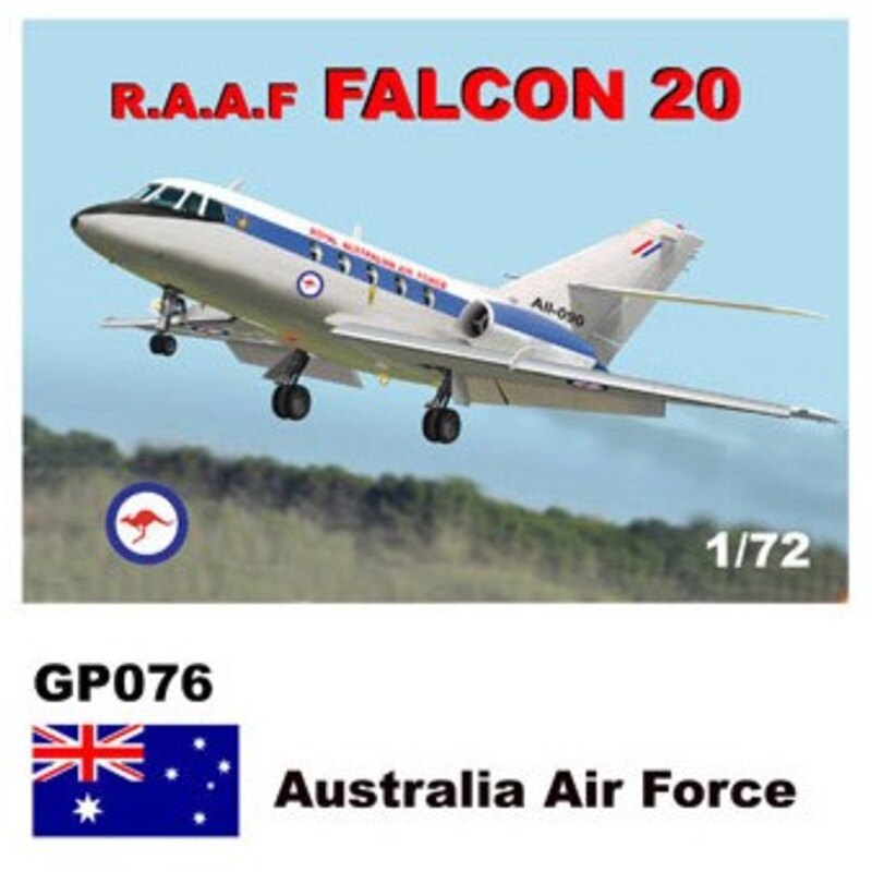 Dassault-Mystere Falcon 20 muurstickers Australië Air Force