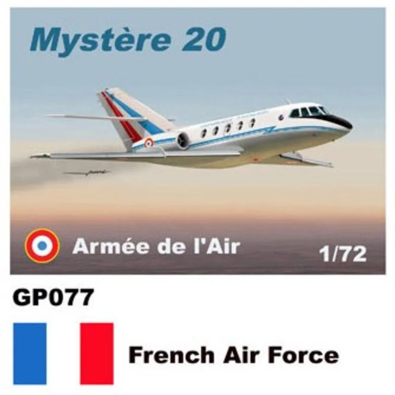 Dassault-Mystere Falcon 20 muurstickers Armee de Lair Franse luchtmacht