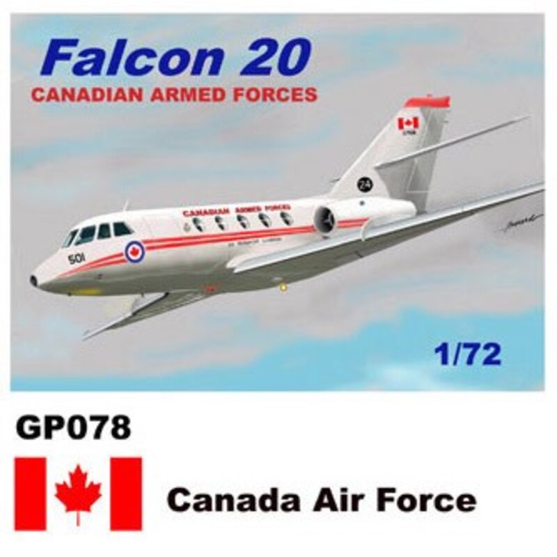 Dassault-Mystere Falcon 20 muurstickers Canada Air Force