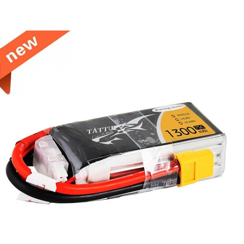 Tattu Rc Voeding Fpv Lipo 1300mah 75c 14 8v Xt60 Special Edition