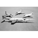 Sound Barrier Breakers set of 6 aircraft. Including Bell X-1 Bell X-2 Douglas X-3 Stiletto Douglas D558-1 Skystreak Douglas D558