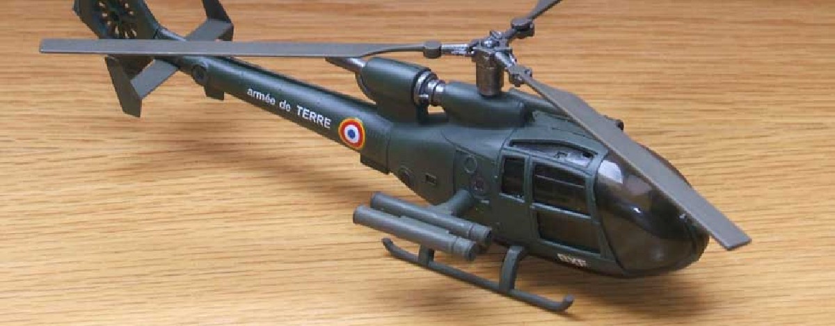 Miniaturen helikopters (reeds gemonteerd)
